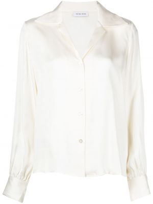 Šilkinė marškiniai Anine Bing balta