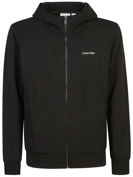 Baskılı hoodie Calvin Klein siyah