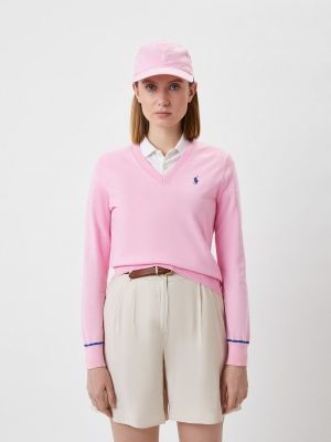 Пуловер Polo Golf Ralph Lauren, розовый