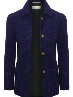 Пиджак Saint Laurent фиолетовый