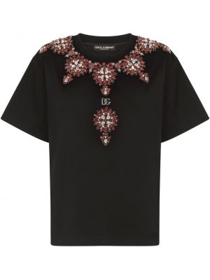 Tričko Dolce & Gabbana, černá
