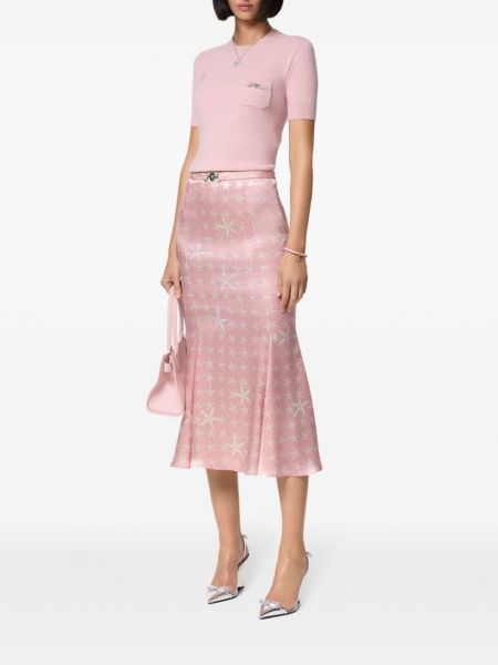 Midi sukně s potiskem Versace