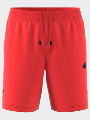 Adidas Športové kraťasy Designed 4 Gameday Shorts IC8030  Regular Fit - Červená