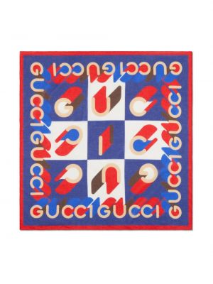Schal aus baumwoll mit print Gucci