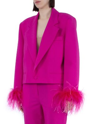 Шерстяной пиджак Giuseppe Di Morabito розовый