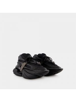 Calzado de cuero de neopreno Balmain negro
