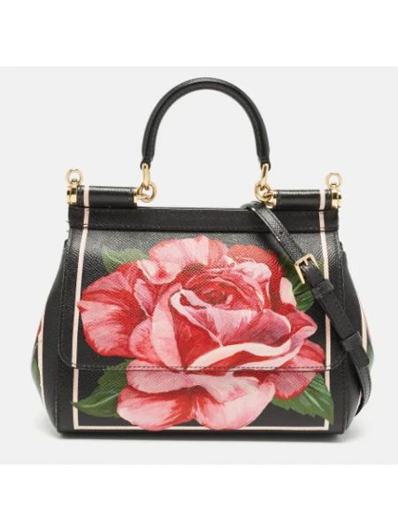Bolso cruzado de cuero Dolce & Gabbana Pre-owned rosa