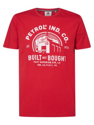 T-shirt Petrol Industries rosso