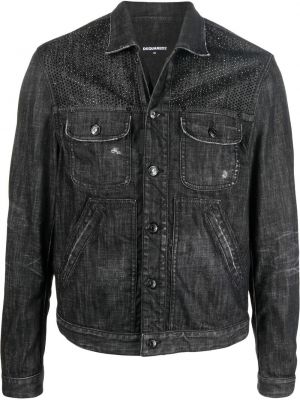 Jeansjacka Dsquared2 svart