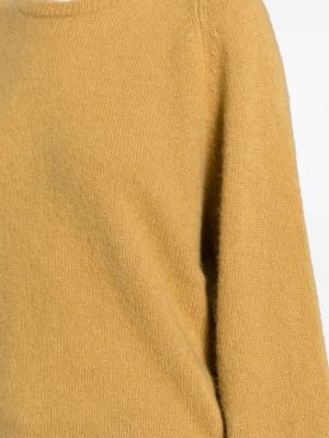 Sweter z kaszmiru Frenckenberger żółty