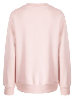 Bluza bawełniana z nadrukiem :chocoolate różowa