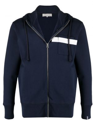 Gestreifter hoodie Mackintosh blau