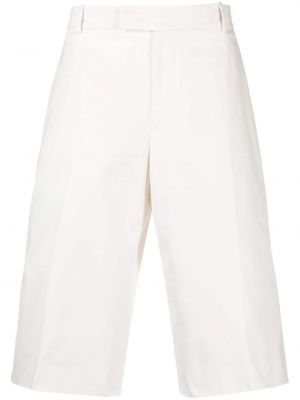 Pamučne bermuda kratke hlače Alexander Mcqueen bijela
