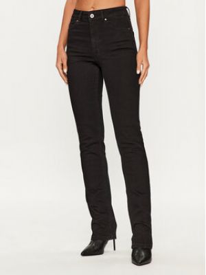 Jeans bootcut large United Colors Of Benetton noir
