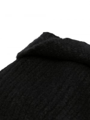 Kašmírový hedvábný čepice Allude černý