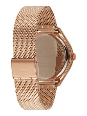 Rožinio aukso laikrodžiai Tommy Hilfiger auksinė