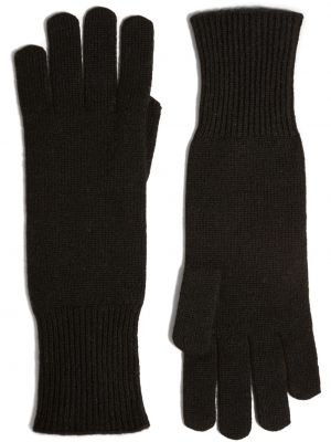 Γάντια κασμιρένια Khaite μαύρο