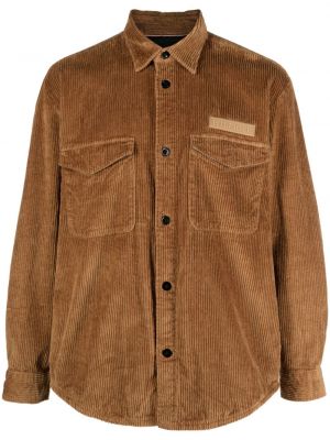 Marškiniai kordinis velvetas Tommy Hilfiger ruda
