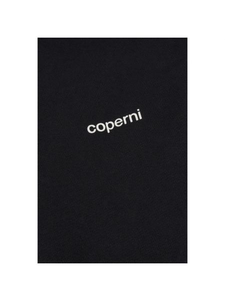 Sudadera con capucha con estampado oversized Coperni negro