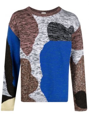 Sweter z okrągłym dekoltem Paul Smith niebieski