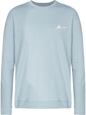 Brodert sweatshirt Prévu blå