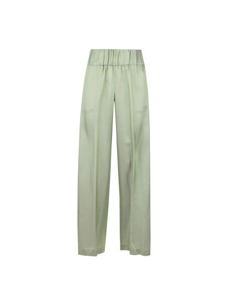 Szerokie spodnie casual Aspesi zielone