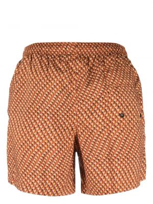 Shorts mit print Tagliatore orange