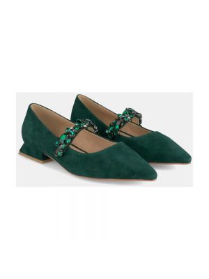 Loafers de cuero Alma En Pena verde