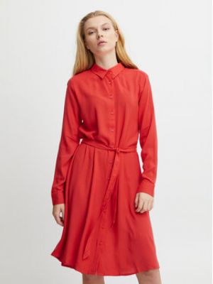 Червона сукня-сорочка Ichi