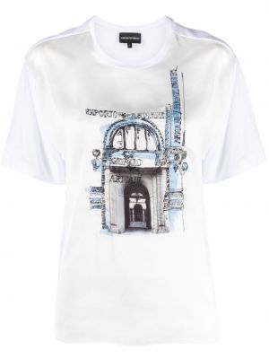T-shirt con stampa Emporio Armani