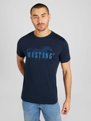 Tričko Mustang modrá