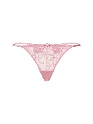 Kalhotky string Fleur Du Mal - Růžová