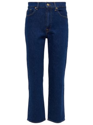 Jean droit 7 For All Mankind bleu