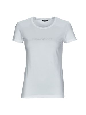 Tričko s krátkými rukávy Emporio Armani bílé