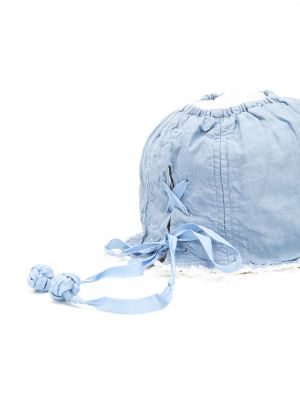 Sombrero con cordones Renli Su azul