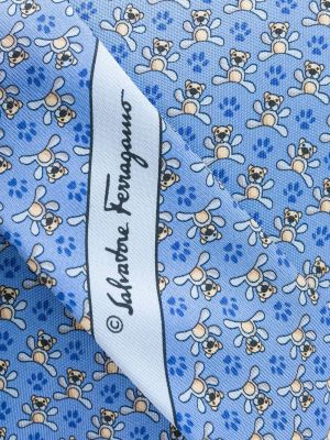 Corbata Salvatore Ferragamo Pre-owned azul