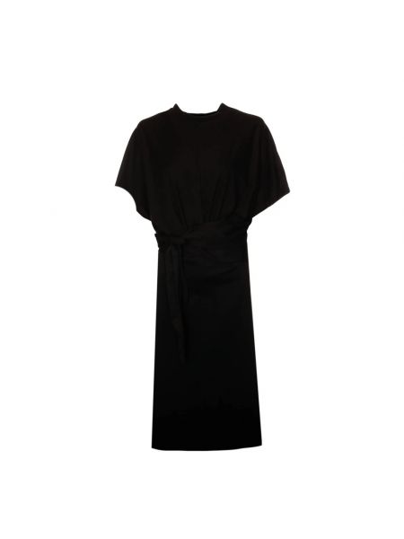 Sukienka midi z dekoltem w serek Closed czarny