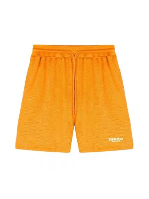 Mesh shorts Represent orange