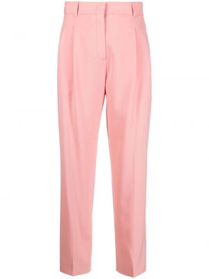 Pantaloni de lână plisate Ps Paul Smith roz