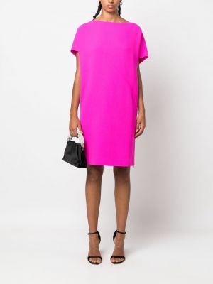 Vlněné mini šaty Gianluca Capannolo růžové