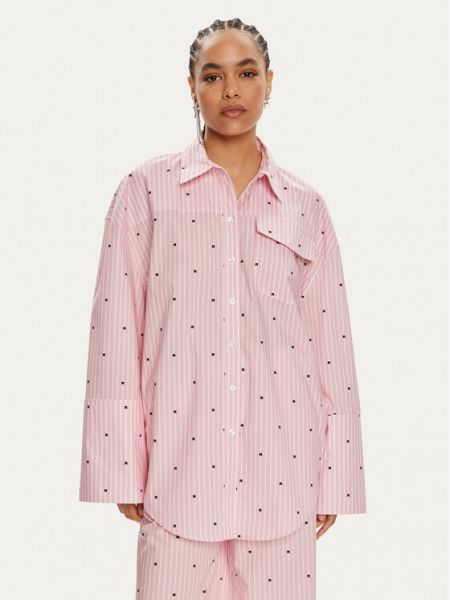 Košulja oversized Rotate ružičasta