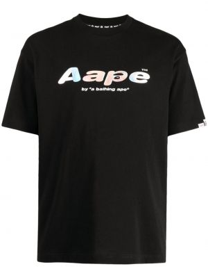 T-shirt aus baumwoll mit print Aape By *a Bathing Ape®