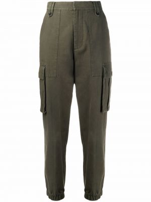 Pantalones de cintura alta Zadig&voltaire verde