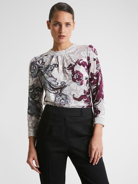 Женская рубашка с длинным рукавом с абстрактным принтом Trucco, мультиколор