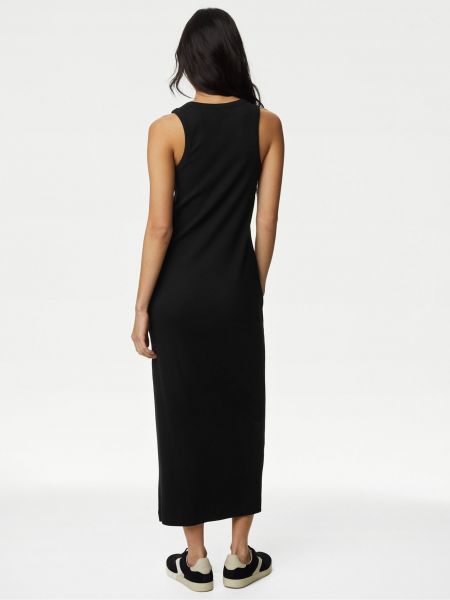 Midi šaty Marks & Spencer čierna