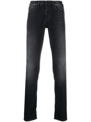 Slim fit skinny džíny s nízkým pasem Dondup černé