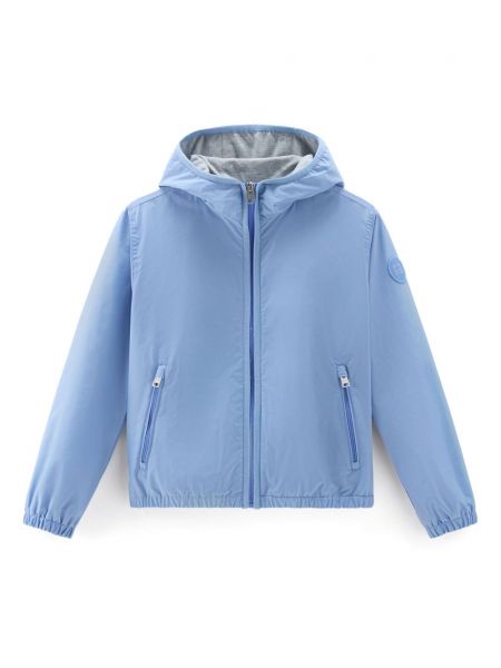 Huppari pitkä takki tytöille Woolrich Kids sininen