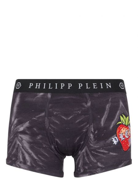 Tie-dye boksarice Philipp Plein črna