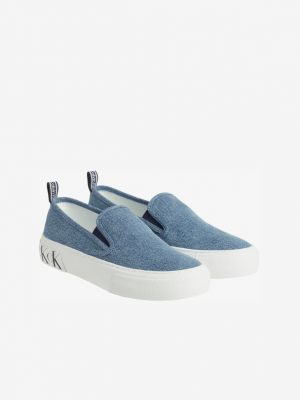 Pantofi sport slip-on slip-on Calvin Klein Jeans albastru