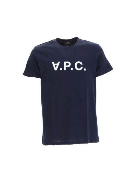 T-shirt A.p.c. blau